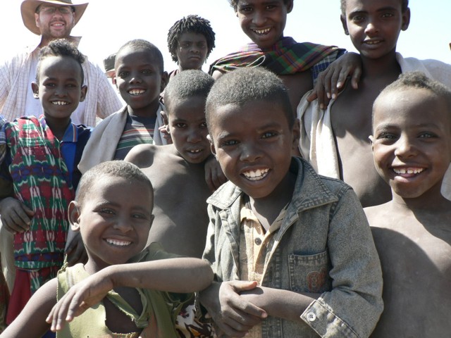 Children of Digdiga village