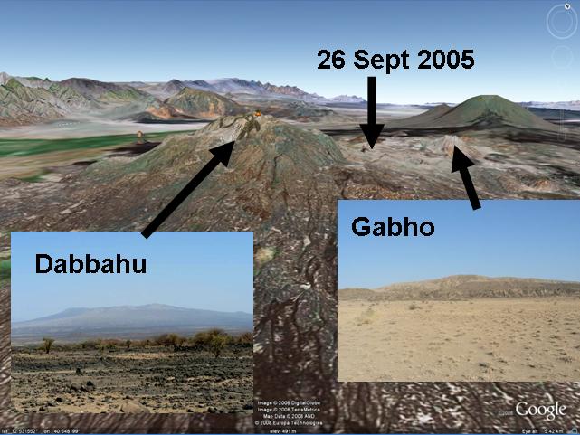 Dabbahu and Gab'ho volcanoes